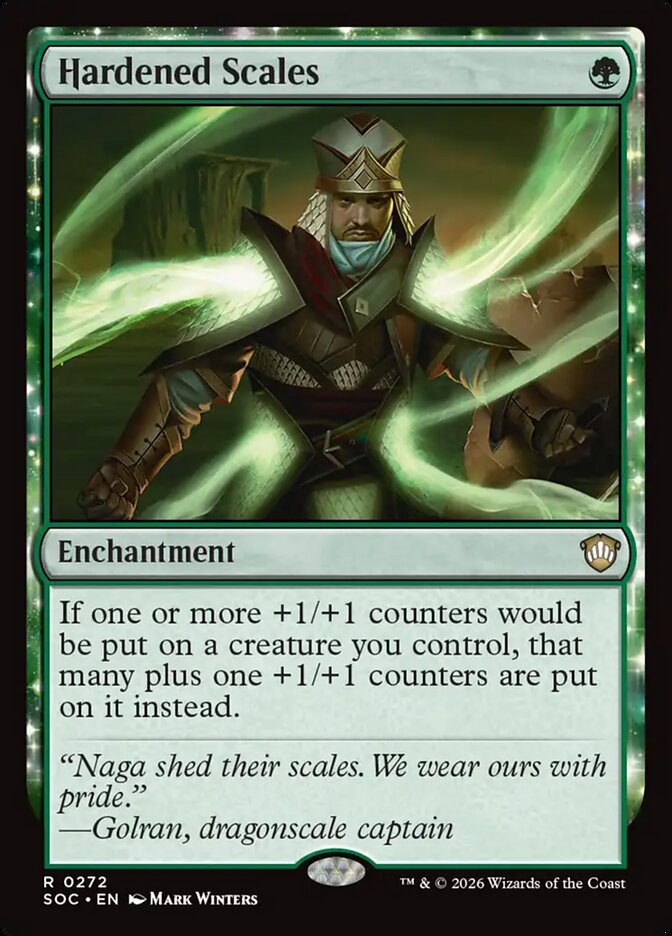 Hardened Scales, Secrets Of Strixhaven Commander Card Art