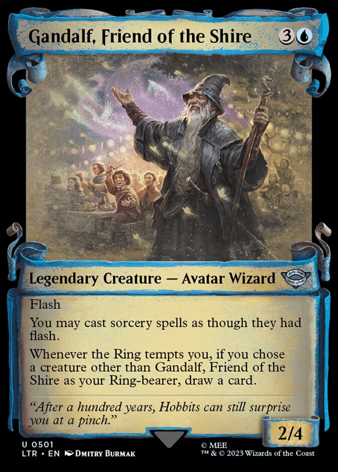 Gandalf, Friend of the Shire, The lord of the rings: tales of middle-earth Card Art