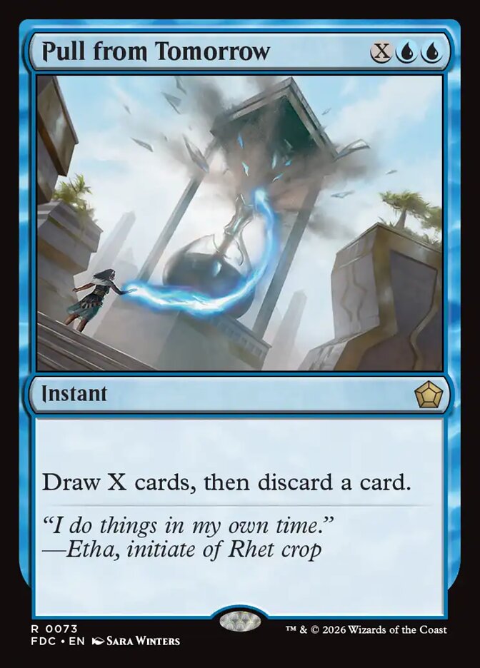 Pull from Tomorrow, Foundations Commander Card Art