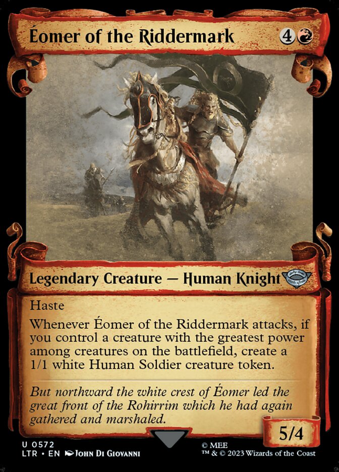 Éomer of the Riddermark, The lord of the rings: tales of middle-earth Card Art