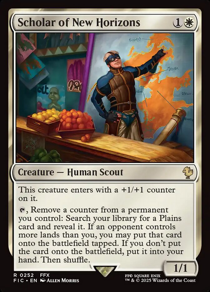 Scholar of New Horizons, Final fantasy commander Card Art