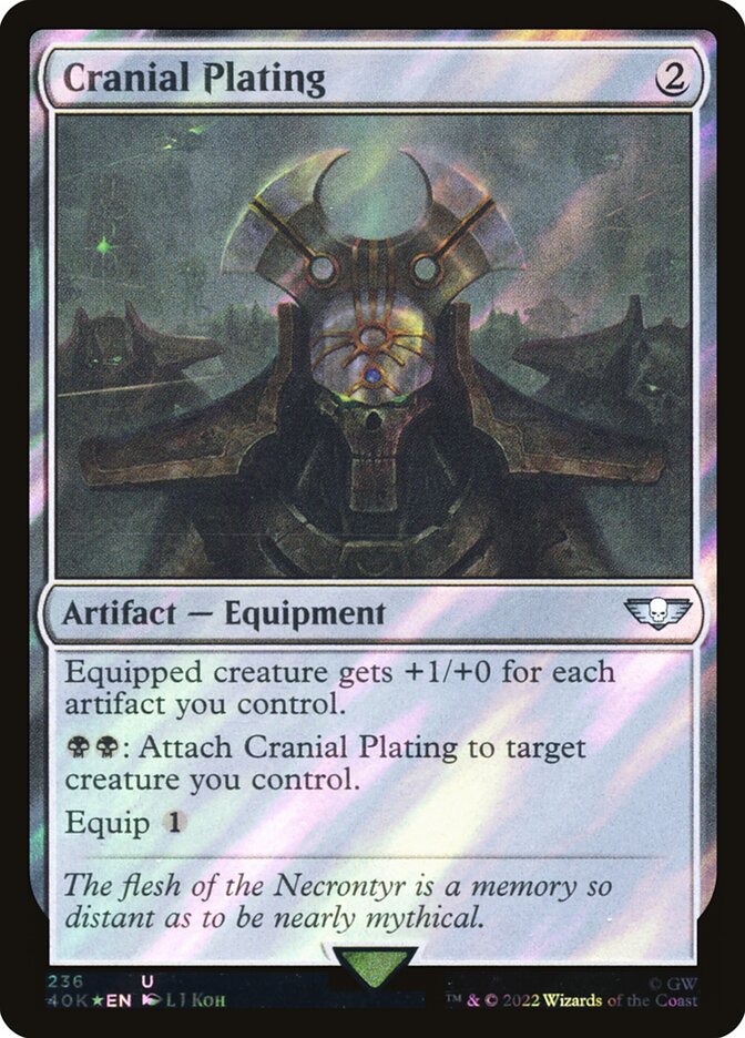 Cranial Plating, Warhammer 40,000 Commander Card Art
