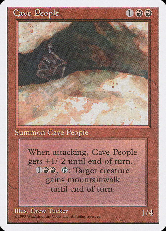 Cave People, Fourth Edition Card Art