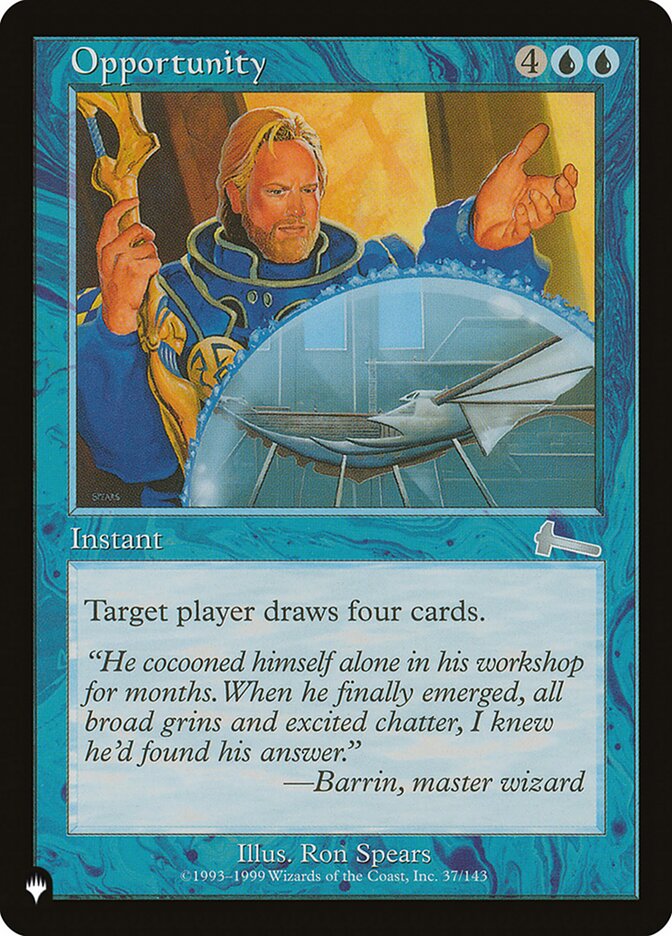 Opportunity, The List Card Art