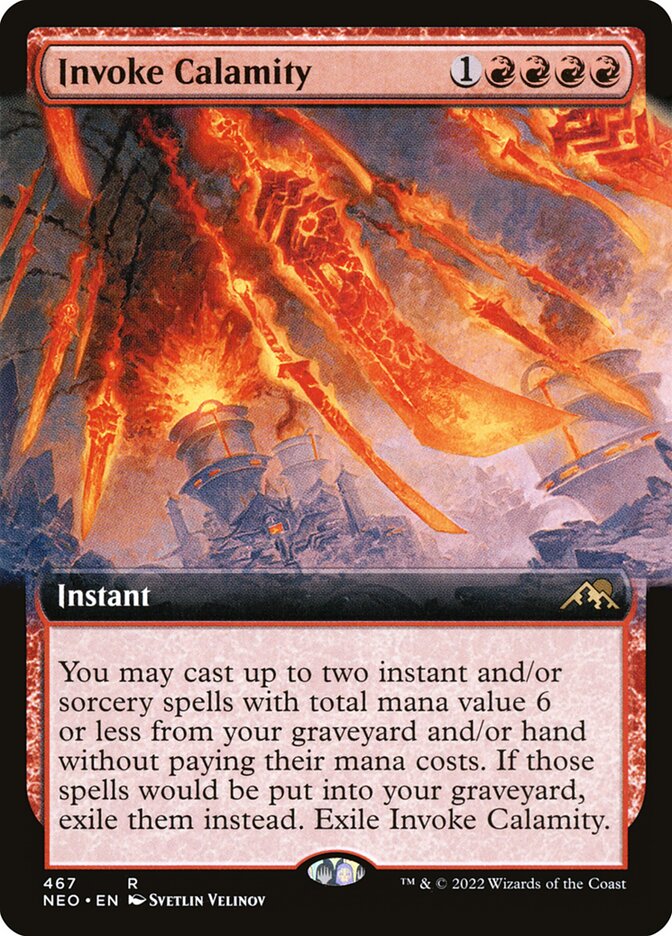 Invoke Calamity, Kamigawa: Neon Dynasty Card Art