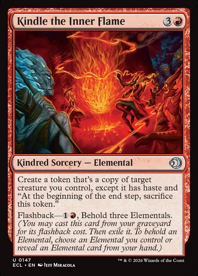 Kindle the Inner Flame, Lorwyn Eclipsed Card Art