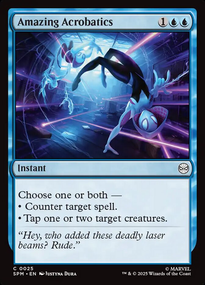 Amazing Acrobatics, Marvel'S Spider-Man Card Art