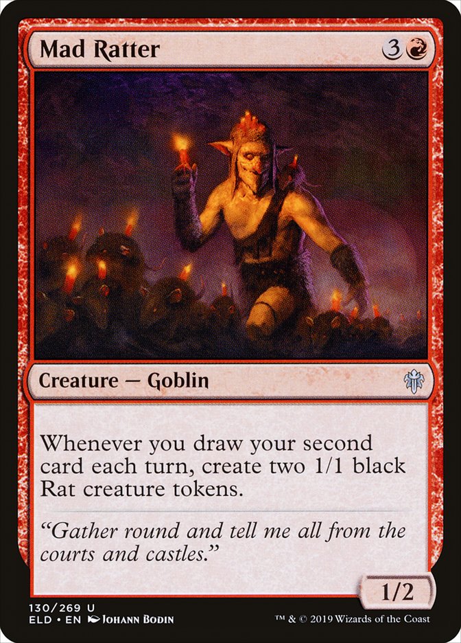 Mad Ratter, Throne of eldraine Card Art