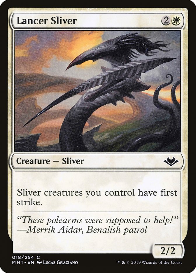 Lancer Sliver, Modern Horizons Card Art
