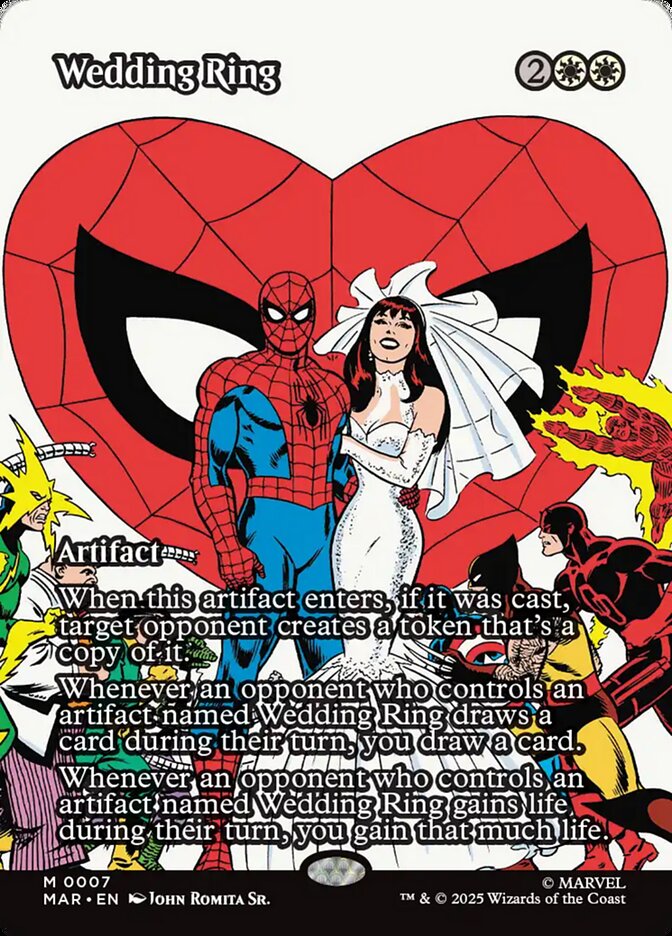 Wedding Ring, Marvel Universe Card Art