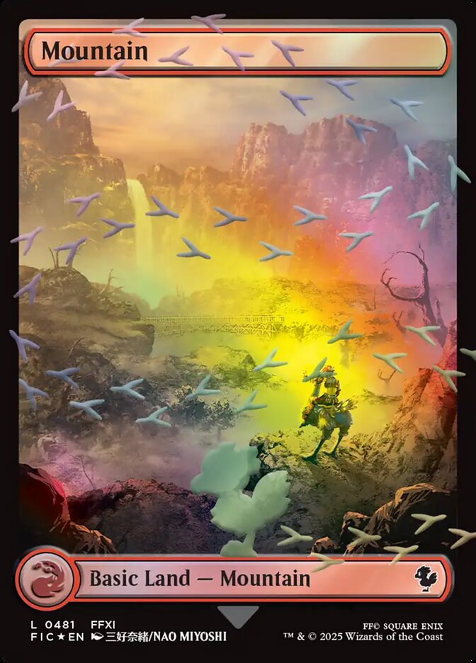 Mountain, Final Fantasy Commander Card Art