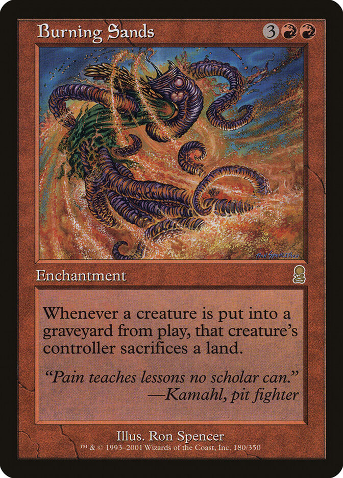 Burning Sands, Odyssey Card Art