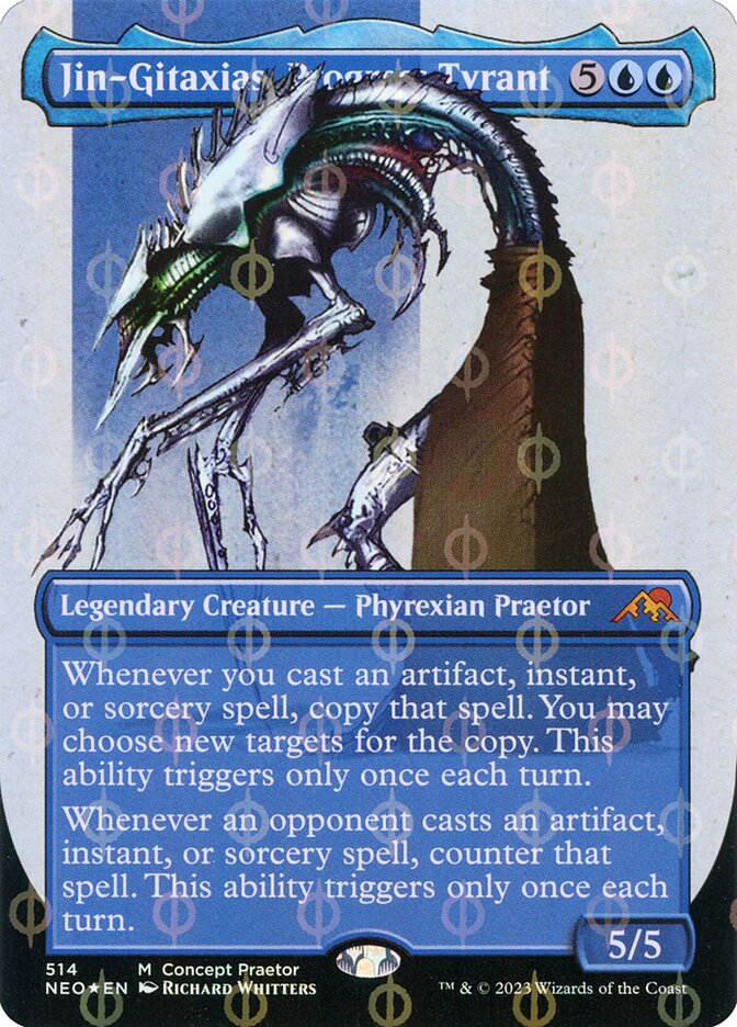 Jin-Gitaxias, Progress Tyrant, Kamigawa: Neon Dynasty Card Art