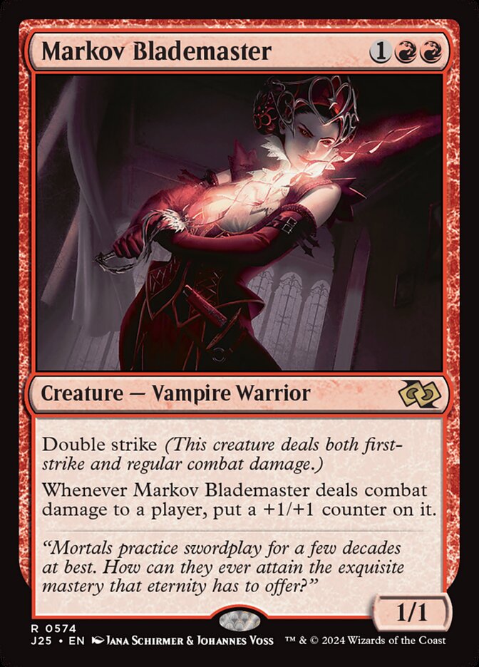 Markov Blademaster, Foundations jumpstart Card Art