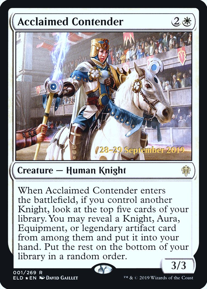 Acclaimed Contender - Foil