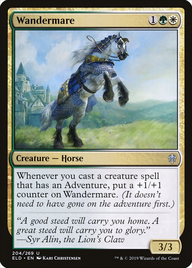Wandermare, Throne of eldraine Card Art