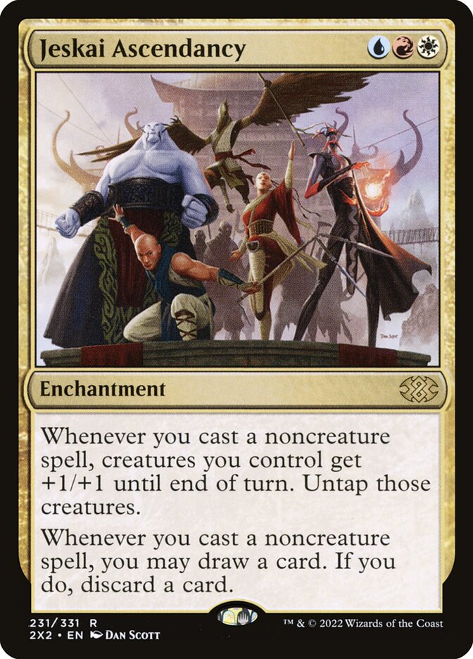Jeskai Ascendancy, Double Masters 2022 Card Art