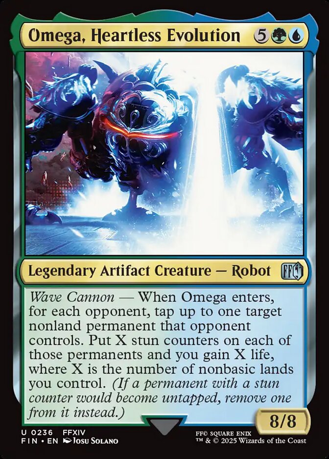 Omega, Heartless Evolution, Final fantasy Card Art