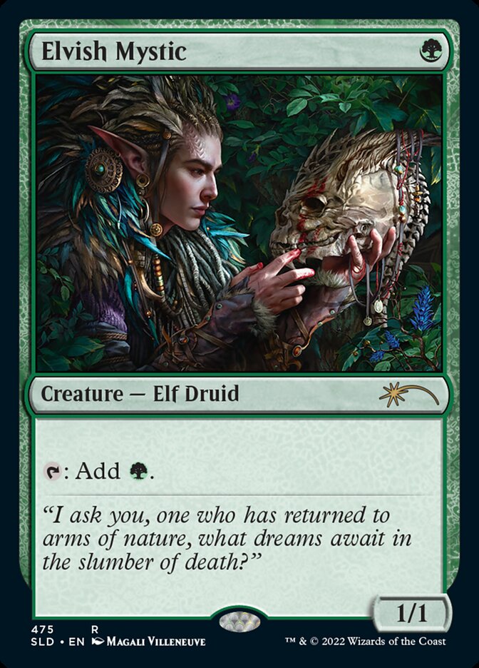 Elvish Mystic, Secret lair drop Card Art