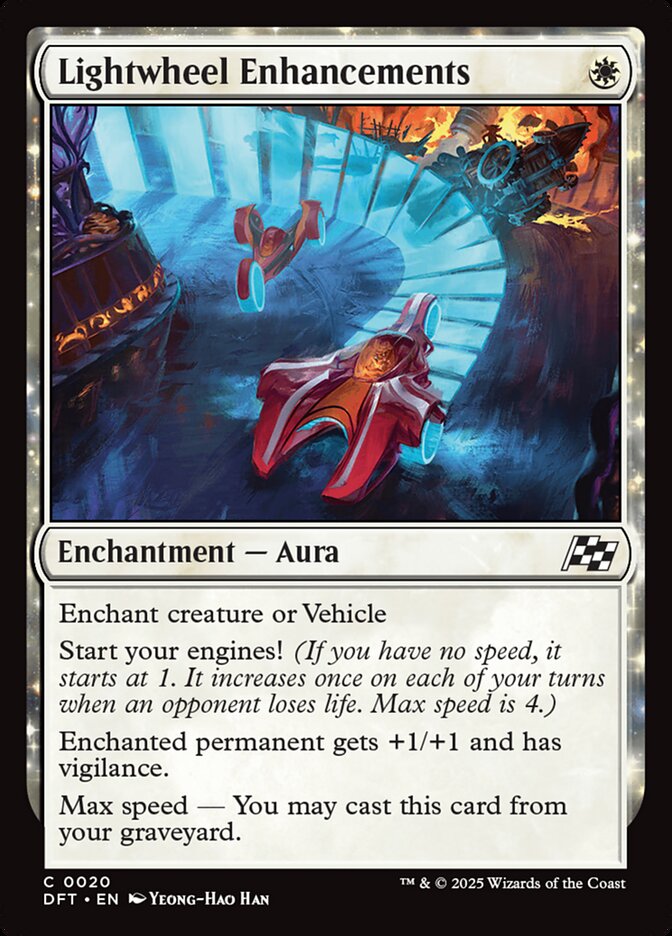 Lightwheel Enhancements, Aetherdrift Card Art
