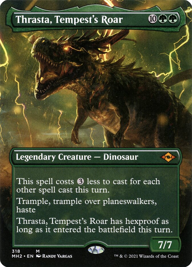 Thrasta, Tempest's Roar, Modern Horizons 2 Card Art