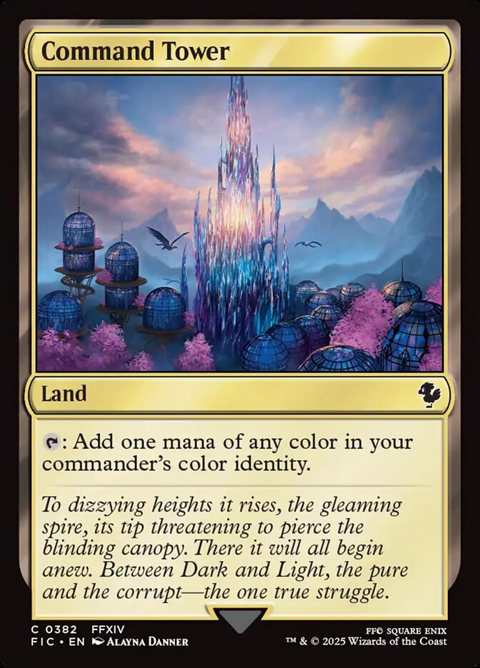 Command Tower, Final fantasy commander Card Art