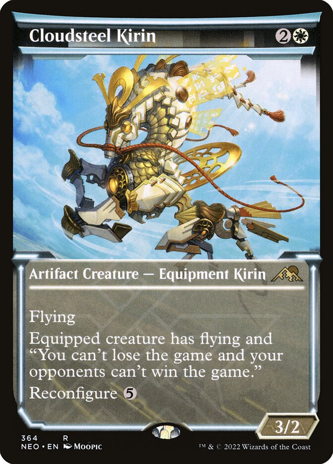 Cloudsteel Kirin, Kamigawa: Neon Dynasty Card Art