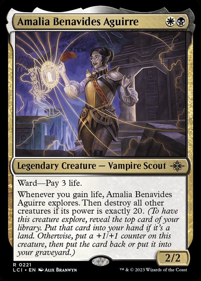 Amalia Benavides Aguirre, The lost caverns of ixalan Card Art