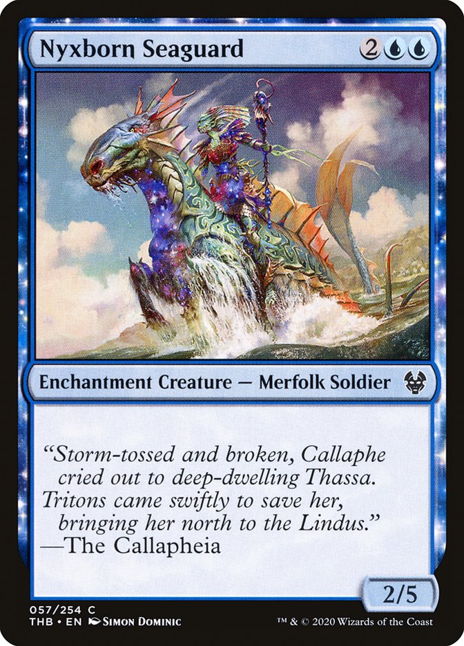 Nyxborn Seaguard, Theros beyond death Card Art