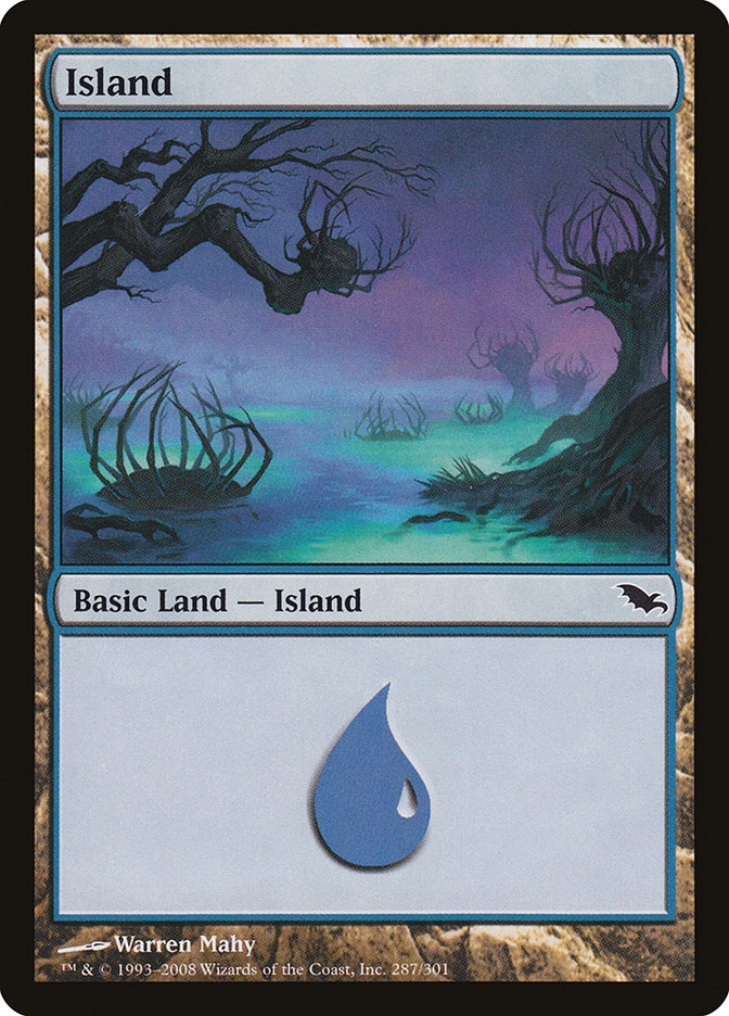 Island, Shadowmoor Card Art