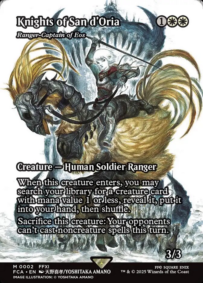 Ranger-Captain of Eos, Final fantasy: through the ages Card Art