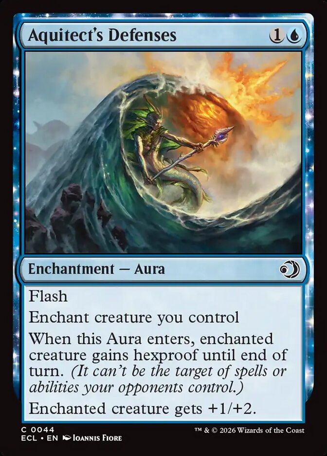 Aquitect's Defenses, Lorwyn Eclipsed Card Art