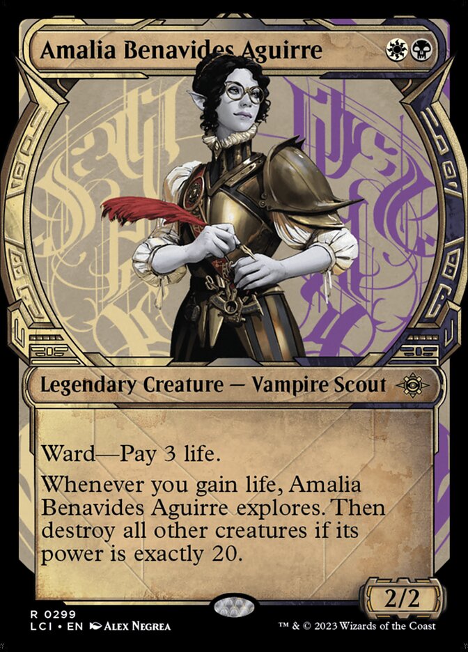 Amalia Benavides Aguirre, The lost caverns of ixalan Card Art
