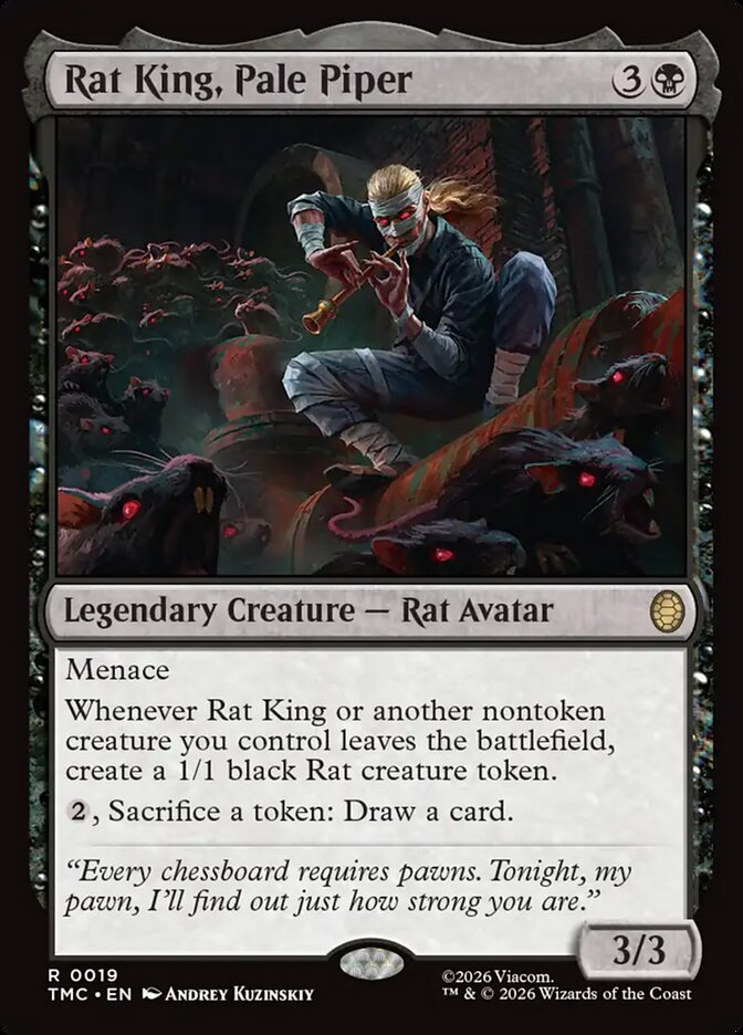 Rat King, Pale Piper, Teenage Mutant Ninja Turtles Eternal Card Art