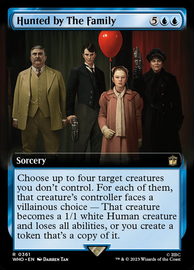 Hunted by The Family, Doctor who Card Art