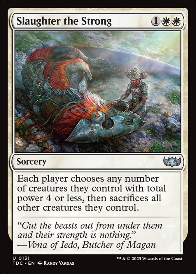 Slaughter the Strong, Tarkir: Dragonstorm Commander Card Art