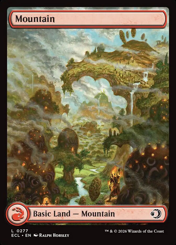 Mountain, Lorwyn Eclipsed Card Art