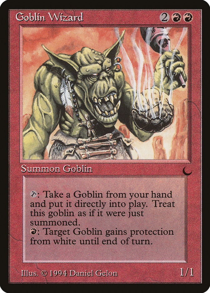 Goblin Wizard, The dark Card Art