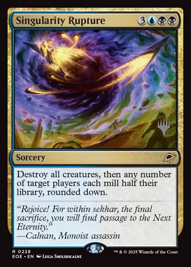 Singularity Rupture, Edge Of Eternities Promos Card Art