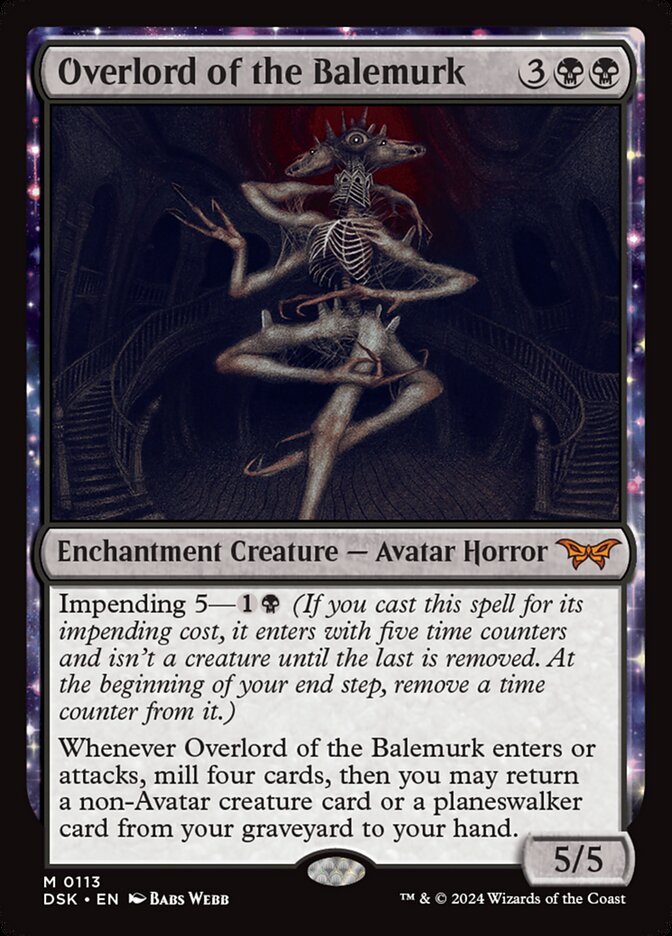 Overlord of the Balemurk, Duskmourn: house of horror Card Art