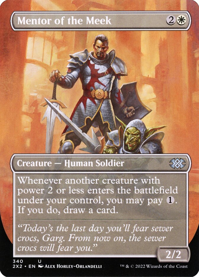 Mentor of the Meek, Double Masters 2022 Card Art