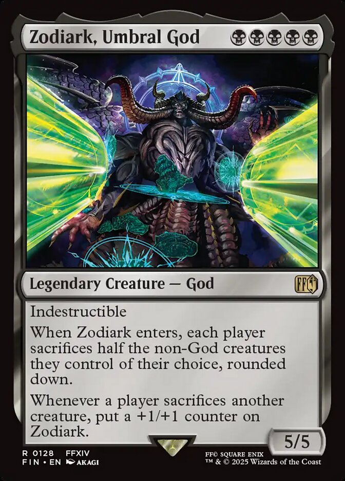 Zodiark, Umbral God, Final fantasy Card Art
