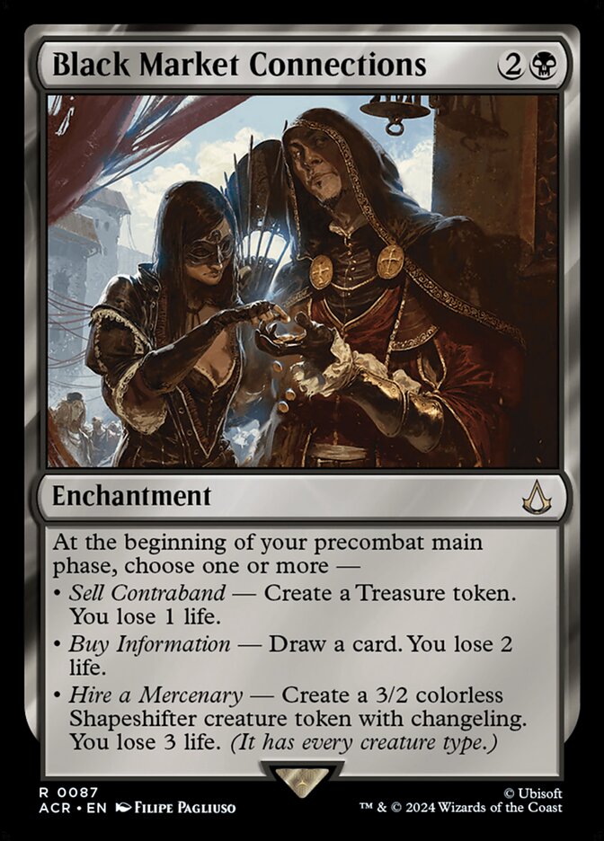 Black Market Connections, Assassin'S Creed Card Art