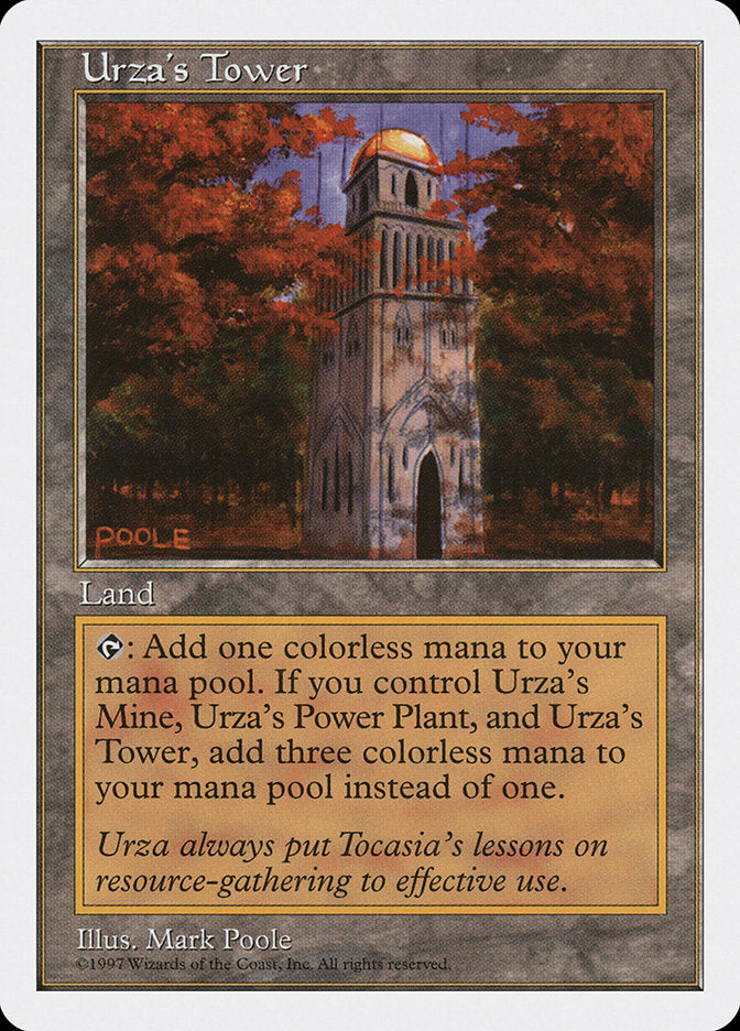 Urza's Tower, Fifth edition Card Art
