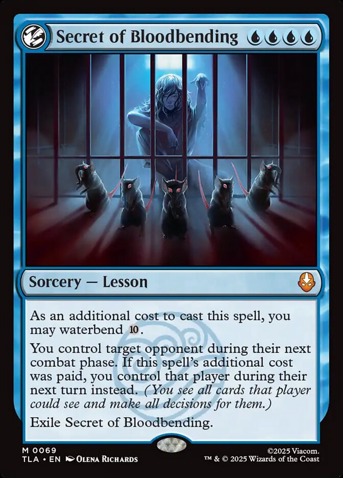 Secret of Bloodbending, Avatar: The Last Airbender Card Art