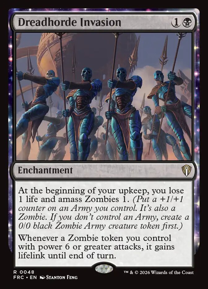 Dreadhorde Invasion, Reality Fracture Commander Card Art