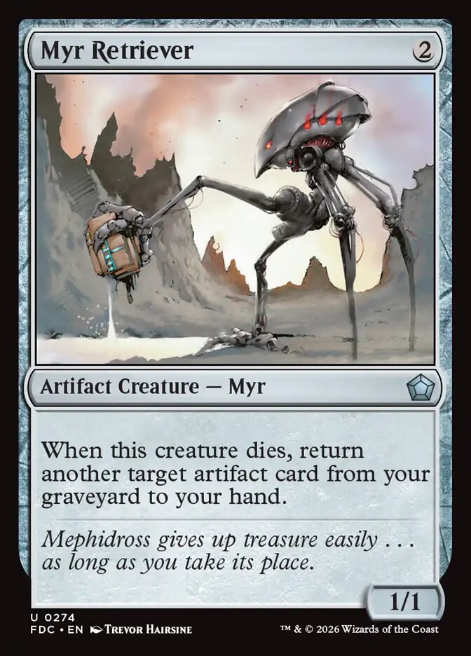 Myr Retriever, Foundations Commander Card Art