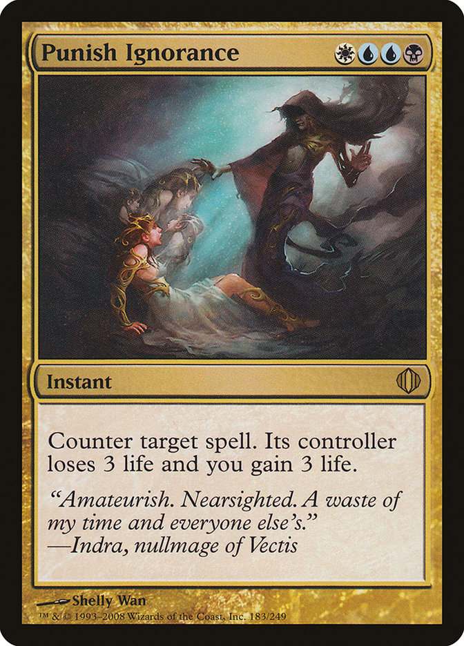 Punish Ignorance, Shards of alara Card Art