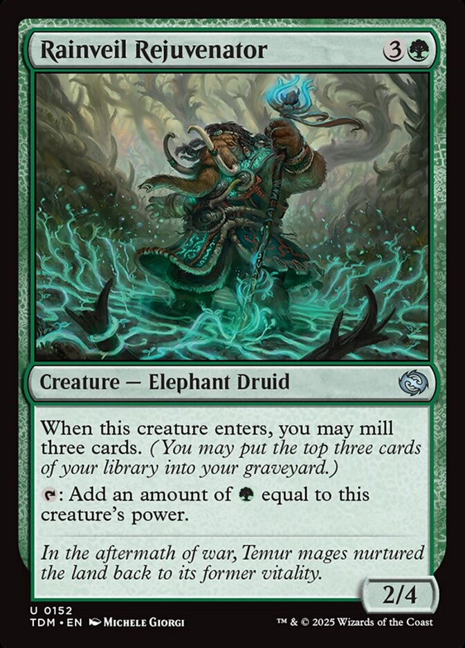 Rainveil Rejuvenator, Tarkir: dragonstorm Card Art