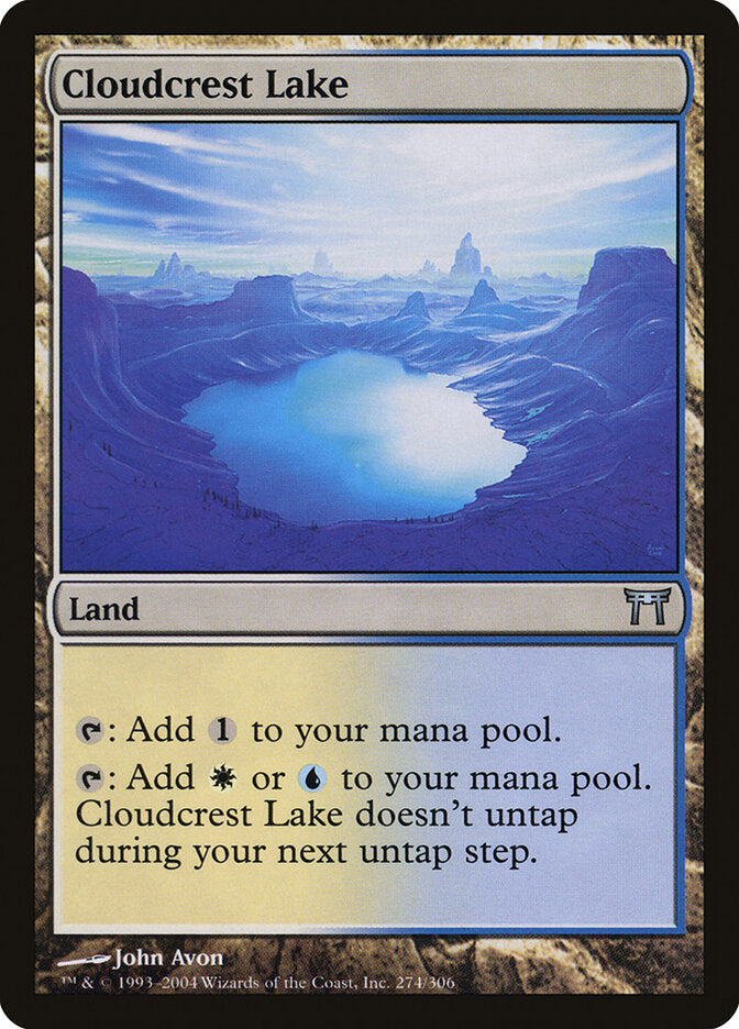 Cloudcrest Lake, Champions Of Kamigawa Card Art